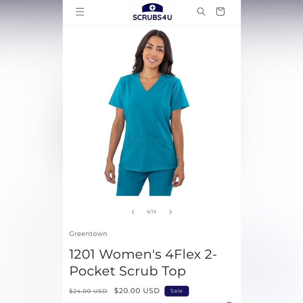 Blue Relaxed Boxy Short Sleeve Tee